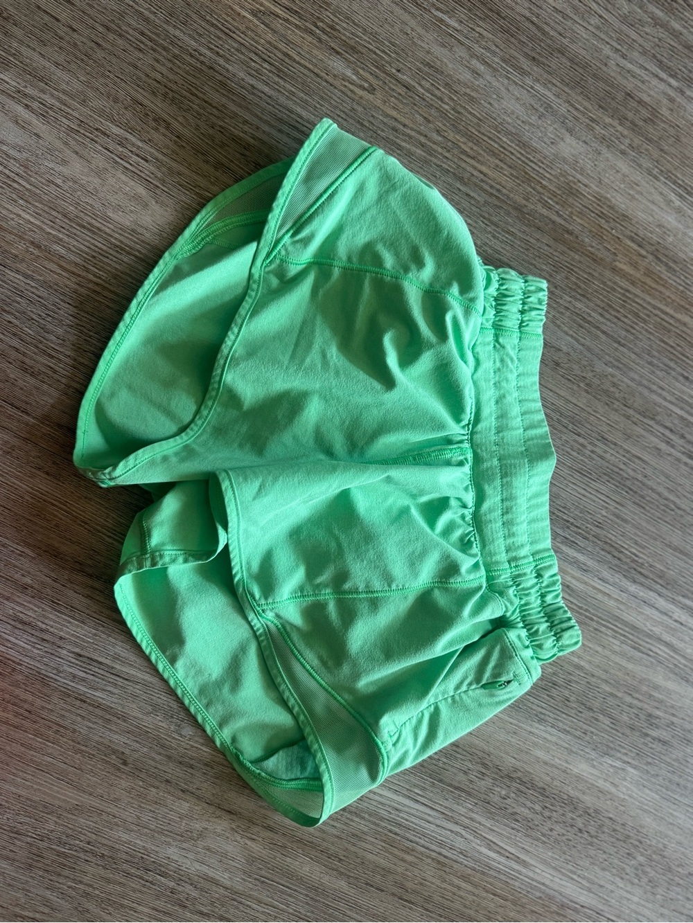lululemon athletica “pistachio” shorts